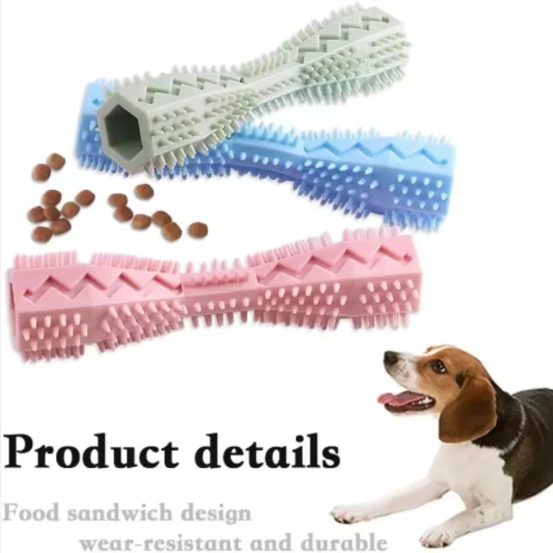 Leak-proof bite-resistant teething chew toy for dogs