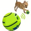 Interactive giggle ball toy for dog IQ training and play