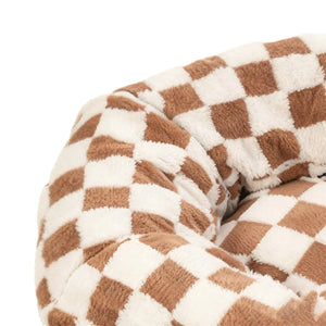 Donut tunnel bed with interactive ball and washable cushion for cats