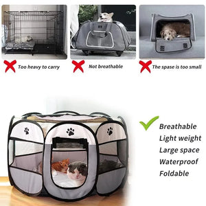 OctaPaws: Portable Pet Tent & Kennel - GoPoofy