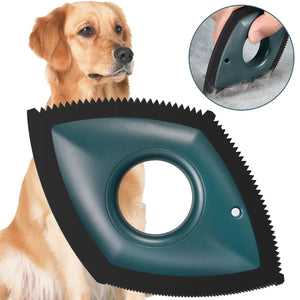 4-mode reusable pet hair remover brush for dogs and cats