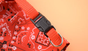 Adjustable triangle bandana scarf collar for dogs and cats