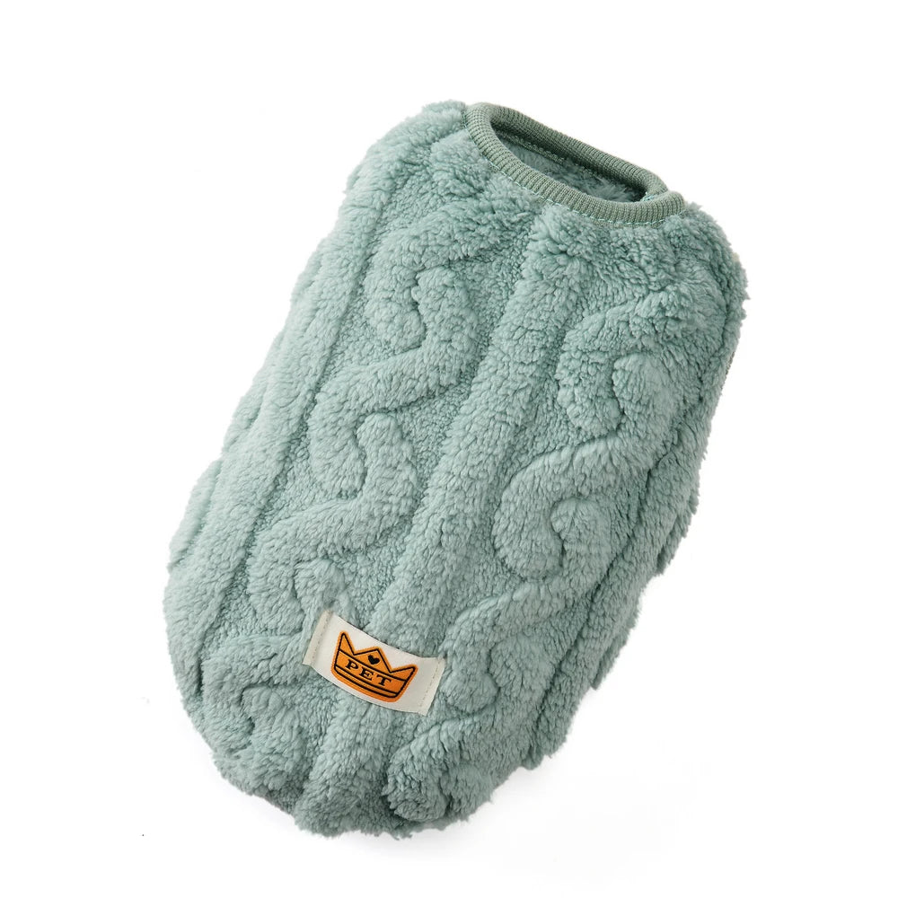 Soft fleece jumper for small dogs, cats, and puppies