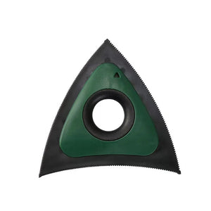 Reusable triangular pet hair remover brush for furniture and carpets