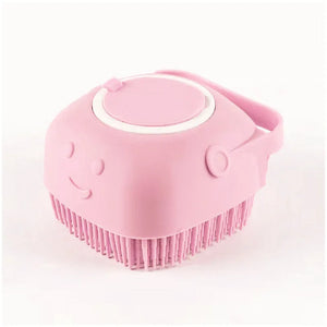 Silicone bath massage gloves for dogs and cats