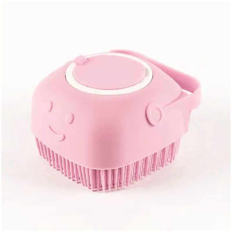 Silicone bath massage gloves for dogs and cats
