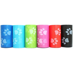 Thick degradable dog poop bags, bulk refill pack