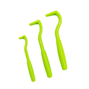 3-piece tick and flea remover hook tool set for dogs and cats