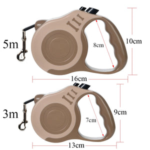 5m retractable nylon lead for dogs and cats