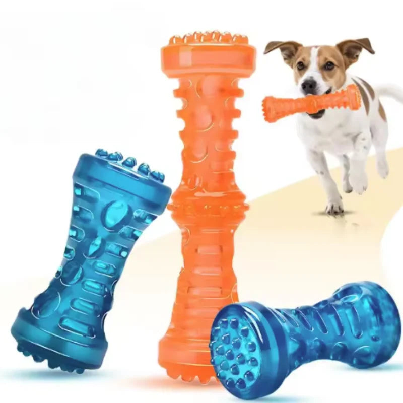 Leak-proof bite-resistant teething chew toy for dogs