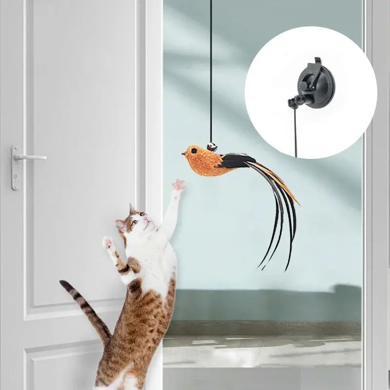 FeatherFun Cat Teaser Rod - GoPoofy