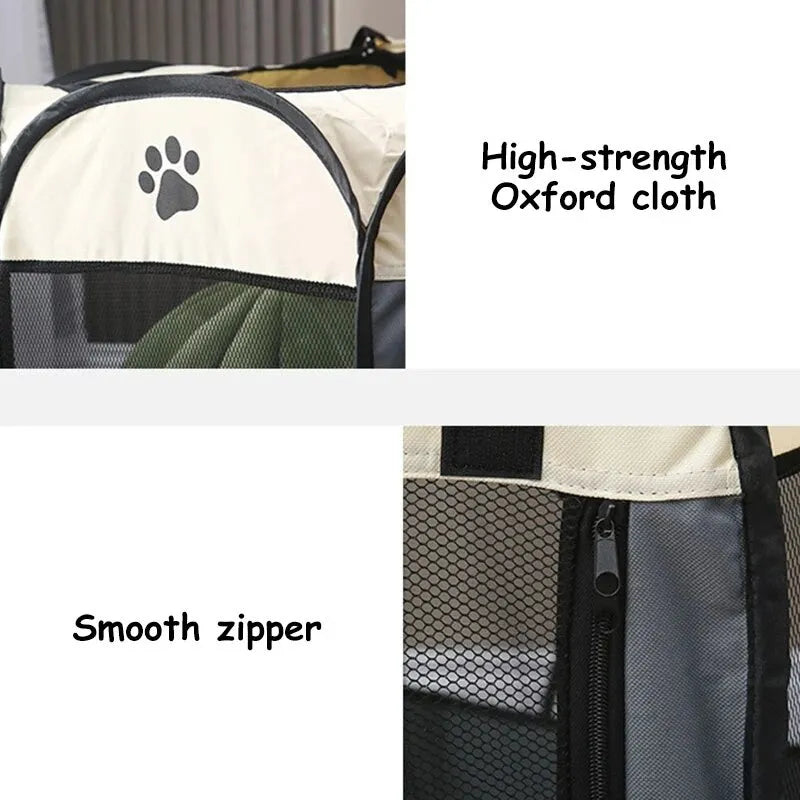 OctaPaws: Portable Pet Tent & Kennel - GoPoofy