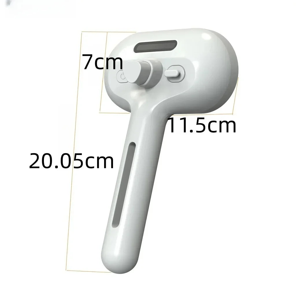 Rechargeable misting grooming comb for dogs and cats