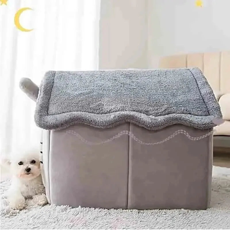 ComfyPet Haven: Soft Tent Kennel with Removable Cushion - GoPoofy