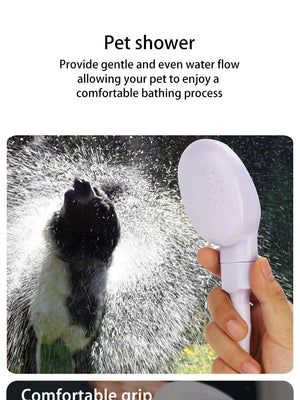 Multifunctional pet bathing shower sprayer for dogs and cats
