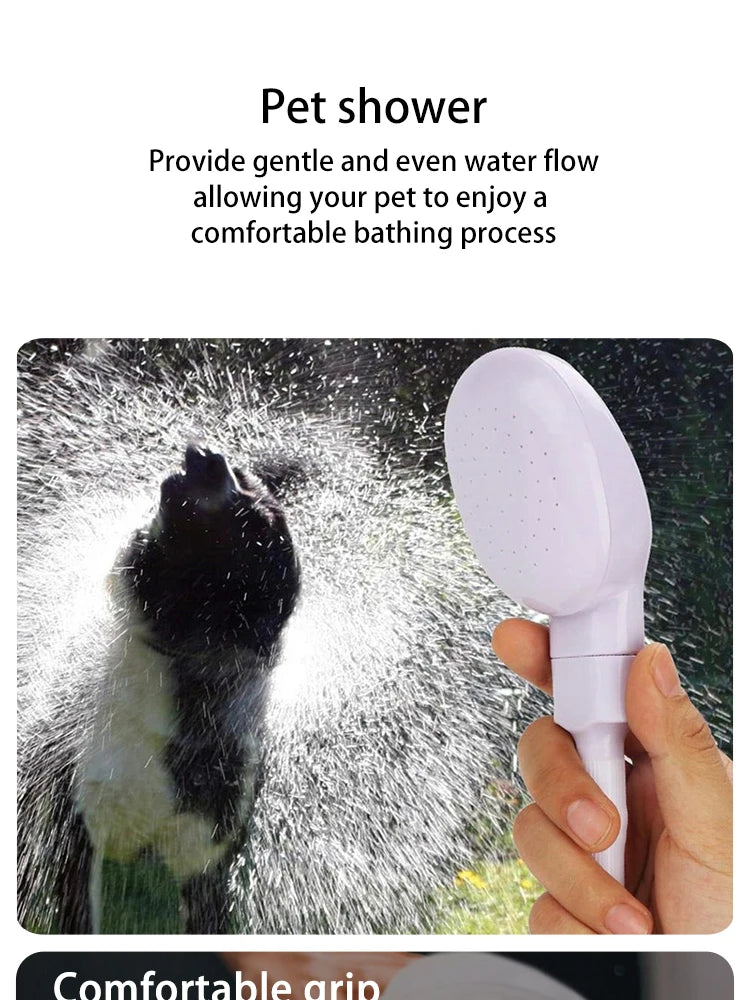 Multifunctional pet bathing shower sprayer for dogs and cats