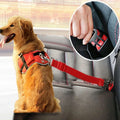 Adjustable car seat belt safety clip for dogs and cats