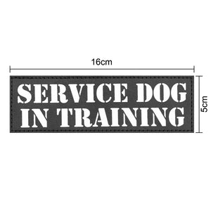 Hook-and-loop ID patches for tactical dog harnesses and vests