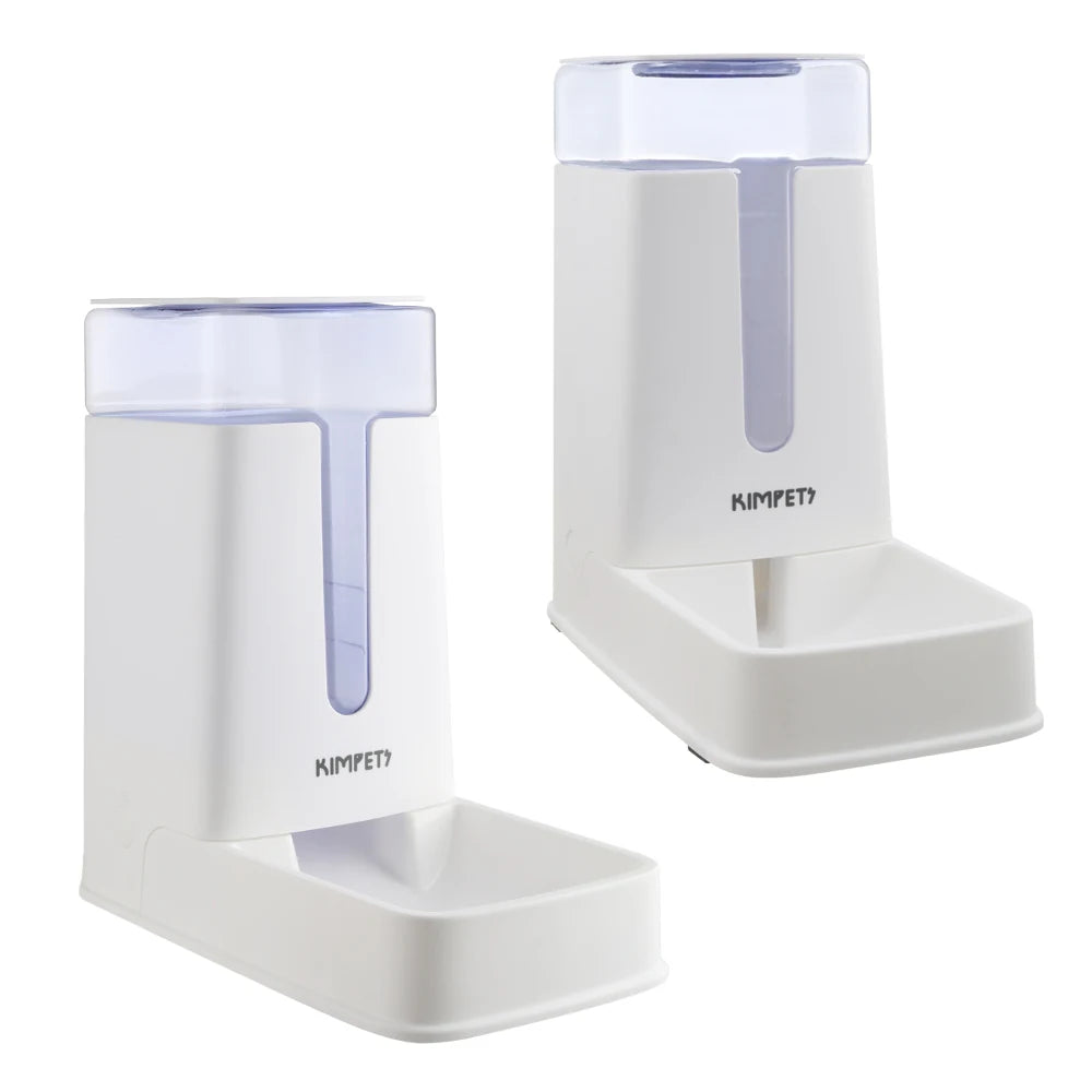 2-in-1 automatic feeder and water dispenser for dogs and cats