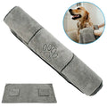 Super absorbent microfibre bath towel for dogs and cats