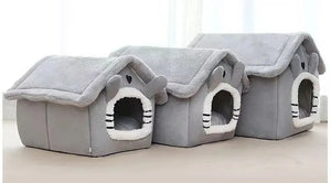 ComfyPet Haven: Soft Tent Kennel with Removable Cushion - GoPoofy