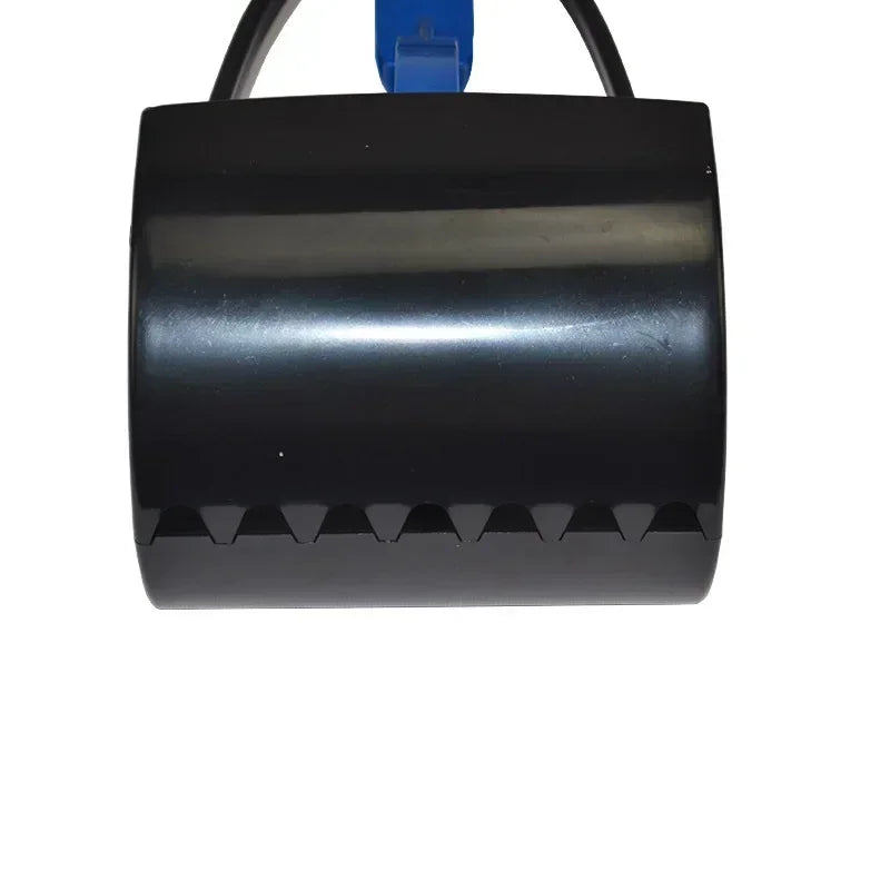 Foldable long-handle poop scooper for outdoor dog cleanup