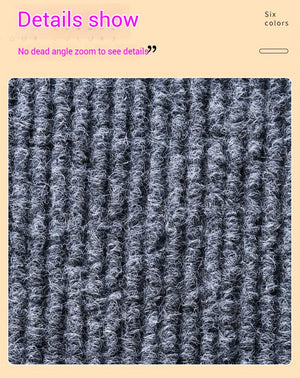 Trimmable self-adhesive scratch mat for cats to protect furniture