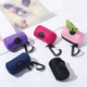 Mesh dog poop bag holder and dispenser for lead or belt