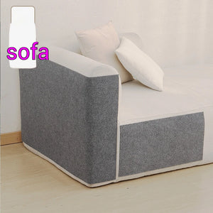 Trimmable self-adhesive scratch mat for cats to protect furniture
