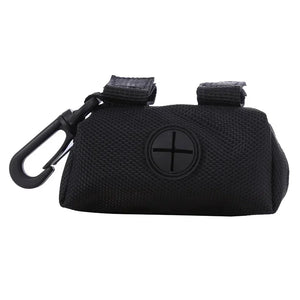 Waterproof zip-lock waste bag dispenser for dogs