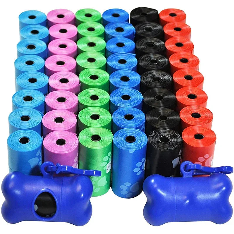 Thick degradable dog poop bags, bulk refill pack