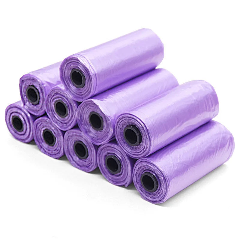 Biodegradable leak-proof waste bags for dog walks