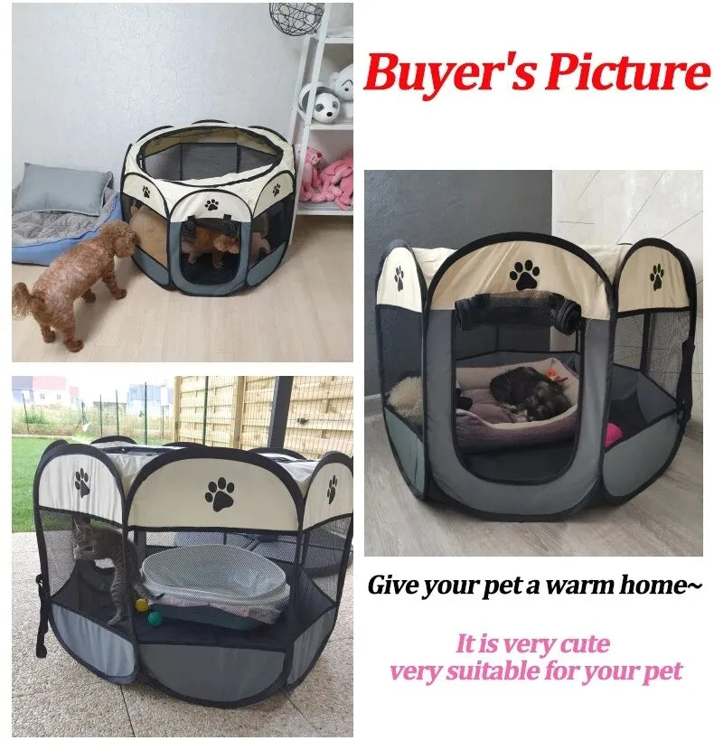 OctaPaws: Portable Pet Tent & Kennel - GoPoofy