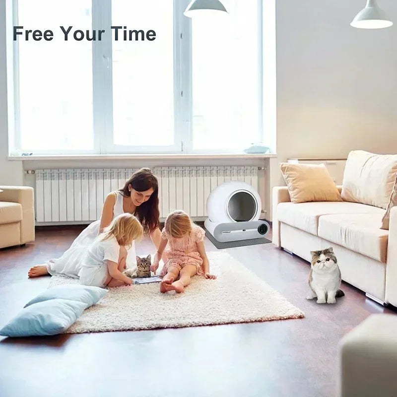 Smart Self-Cleaning Cat Litter Box - GoPoofy