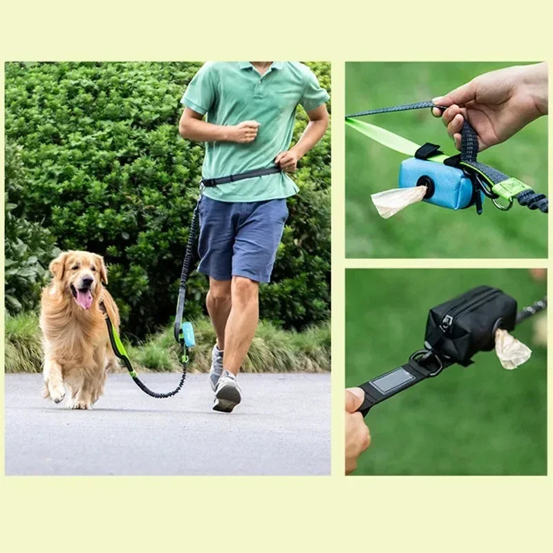 Waterproof zip-lock waste bag dispenser for dogs