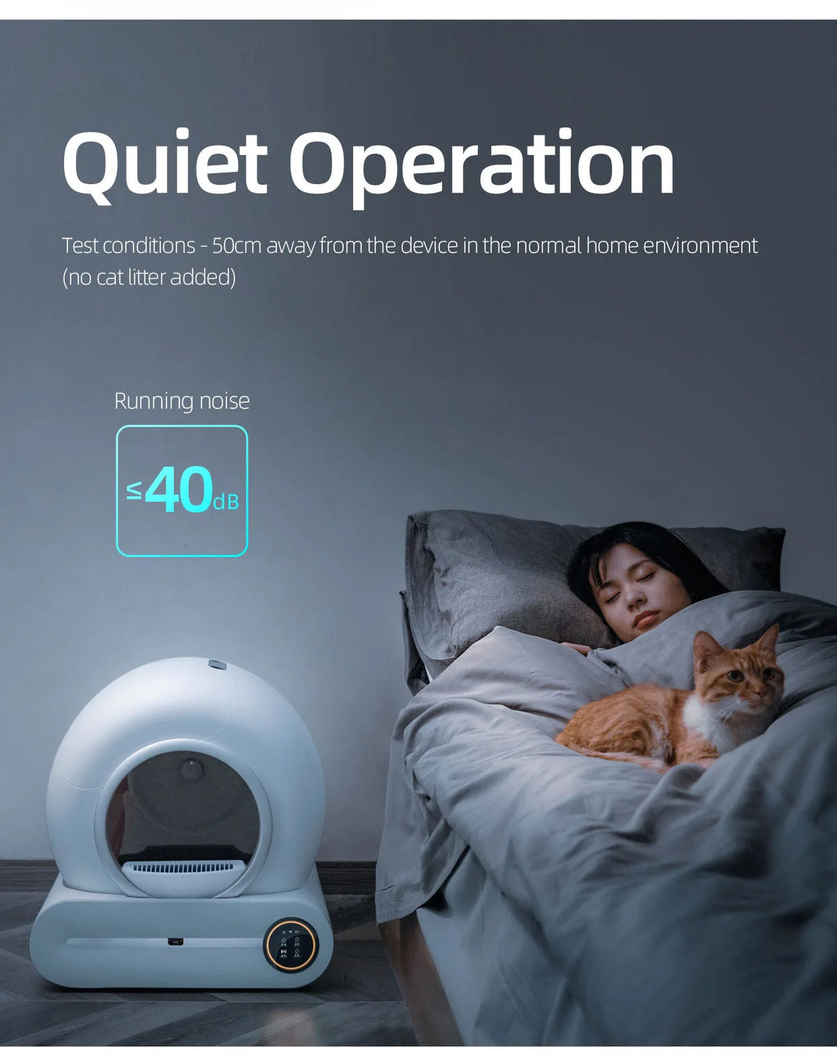 Self-cleaning automatic smart litter box for cats