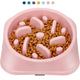 Non-slip slow feeder puzzle bowl for dogs