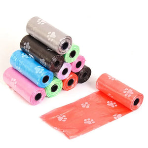 Biodegradable leak-proof waste bags for dog walks