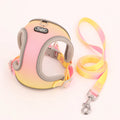 Adjustable reflective step-in vest harness for dogs and cats