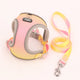 Adjustable reflective step-in vest harness for dogs and cats