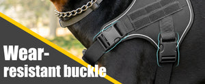 Reflective tactical-style training vest harness for dogs