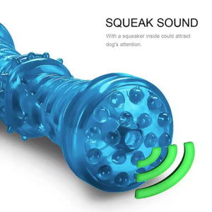 Leak-proof bite-resistant teething chew toy for dogs