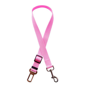 Adjustable car seat belt safety clip for dogs and cats