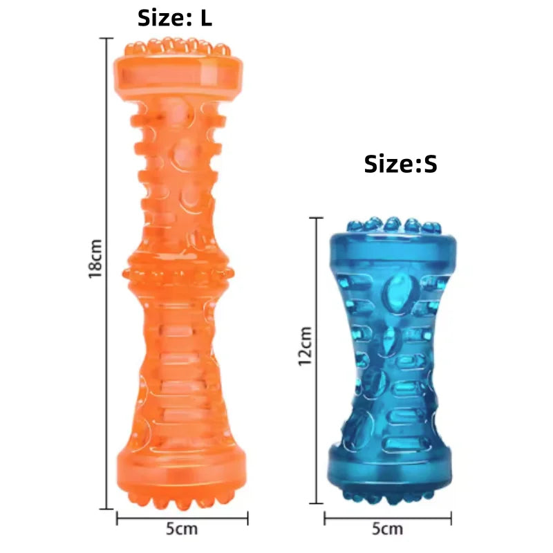 Leak-proof bite-resistant teething chew toy for dogs