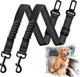 Dog Car Seat Belt — Adjustable Safety Restraint Harness for Small & Medium Dogs (UK Highway Code Rule 57 Compliant)