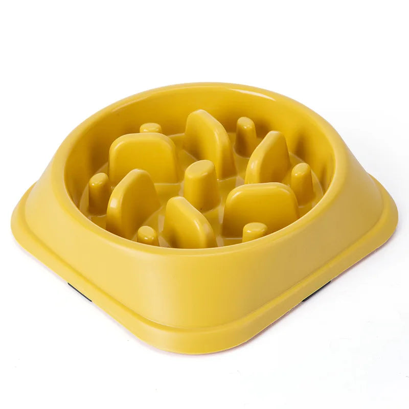 Non-slip slow feeder puzzle bowl for dogs
