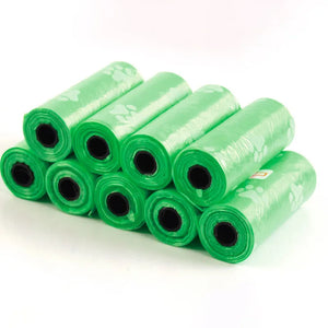 Biodegradable leak-proof waste bags for dog walks
