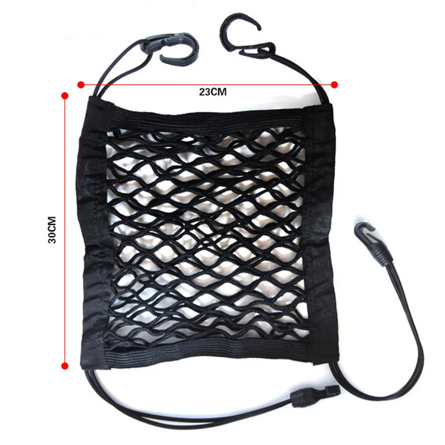 Mesh car back seat barrier for dogs