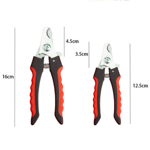 Stainless steel nail clippers for dogs and cats