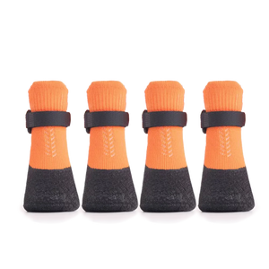 Antifreeze snow boots with soft lining for dog paw protection